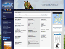 Tablet Screenshot of horsetransfer.eu